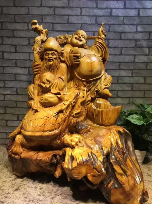 以佛神为题材的根雕工艺作品欣赏