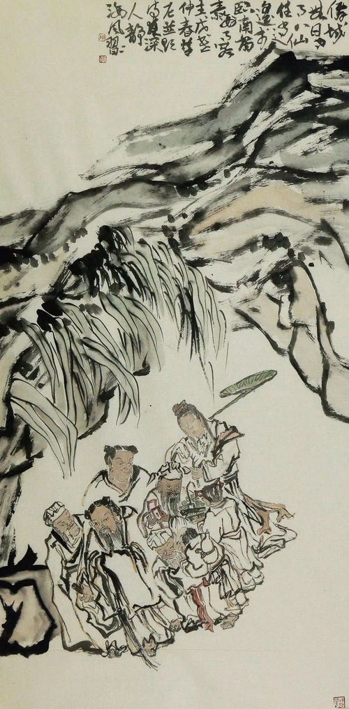 尚雅清净 玄臻高妙 练小妮佛释人物画作品赏析