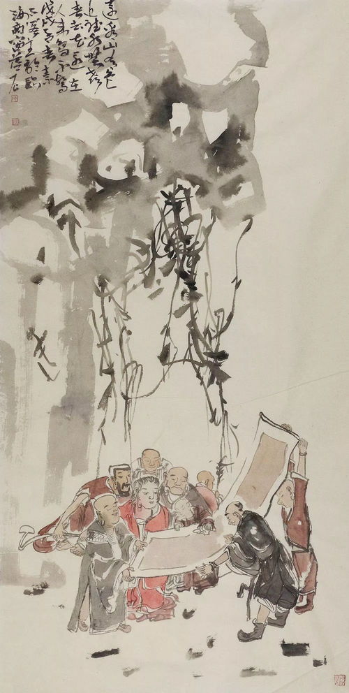 尚雅清净 玄臻高妙 练小妮佛释人物画作品赏析