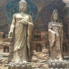  天台县弘安佛雕工艺品厂 主营 樟木木雕佛像 脱胎佛